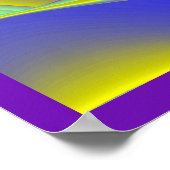 Die Magie des Sommers , Abstrakte 3D-Kunst Poster (Ecke)