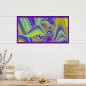 Die Magie des Sommers , Abstrakte 3D-Kunst Poster (Küche)