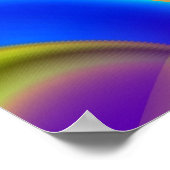 Die Magie des Sommers , Abstrakte 3D-Kunst Poster (Ecke)