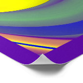 Die Magie des Sommers , Abstrakte 3D-Kunst Poster (Ecke)