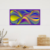 Die Magie des Sommers , Abstrakte 3D-Kunst Poster (Küche)