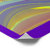 Die Magie des Sommers , Abstrakte 3D-Kunst Poster (Ecke)
