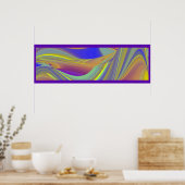 Die Magie des Sommers , Abstrakte 3D-Kunst Poster (Küche)