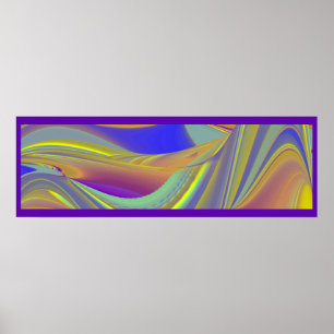 Die Magie des Sommers , Abstrakte 3D-Kunst Poster