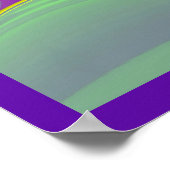 Die Magie des Sommers , Abstrakte 3D-Kunst Poster (Ecke)