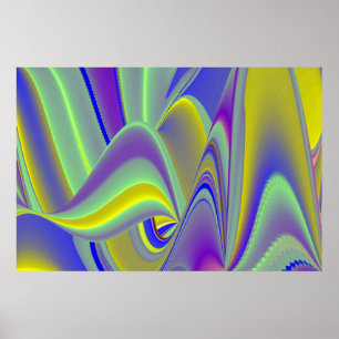 Die Magie des Sommers , Abstrakte 3D-Kunst Poster