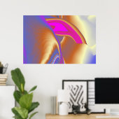 Die Magie des Sommers , Abstrakte 3D-Kunst Poster (Heimbüro)