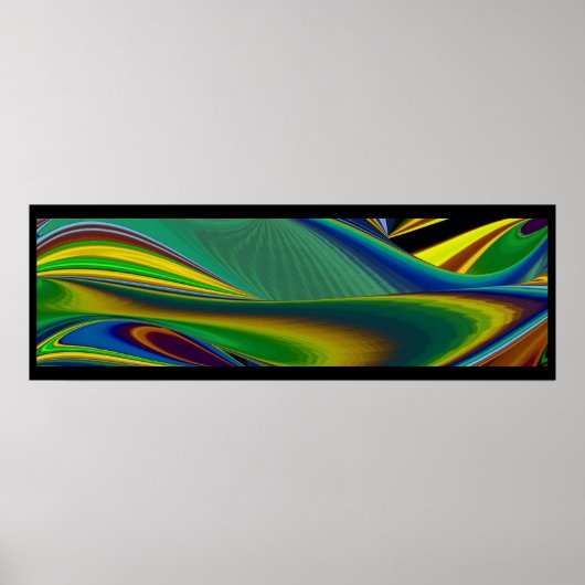 Die Magie des Sommers , Abstrakte 3D-Kunst Poster (Vorne)