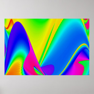 Die Magie des Sommers , Abstrakte 3D-Kunst Poster