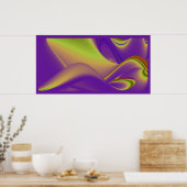 Die Magie des Sommers , Abstrakte 3D-Kunst Poster (Küche)