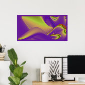 Die Magie des Sommers , Abstrakte 3D-Kunst Poster (Heimbüro)