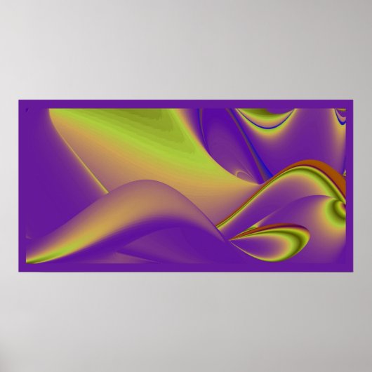 Die Magie des Sommers , Abstrakte 3D-Kunst Poster (Vorne)