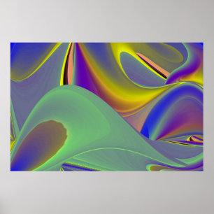 Die Magie des Sommers , Abstrakte 3D-Kunst Poster