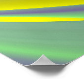 Die Magie des Sommers , Abstrakte 3D-Kunst Poster (Ecke)