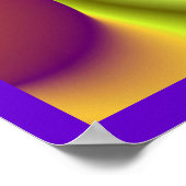 Die Magie des Sommers , Abstrakte 3D-Kunst Poster (Ecke)
