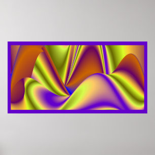 Die Magie des Sommers , Abstrakte 3D-Kunst Poster
