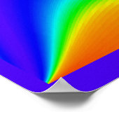 Die Magie des Sommers , Abstrakte 3D-Kunst Poster (Ecke)