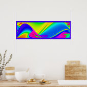 Die Magie des Sommers , Abstrakte 3D-Kunst Poster (Küche)