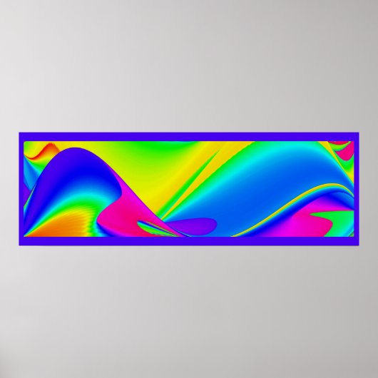 Die Magie des Sommers , Abstrakte 3D-Kunst Poster (Vorne)