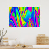 Die Magie des Sommers , Abstrakte 3D-Kunst Poster (Küche)