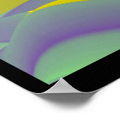 Die Magie des Sommers , Abstrakte 3D-Kunst Poster (Ecke)