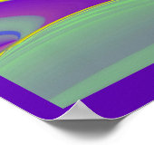 Die Magie des Sommers , Abstrakte 3D-Kunst Poster (Ecke)