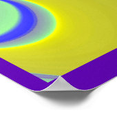 Die Magie des Sommers , Abstrakte 3D-Kunst Poster (Ecke)