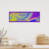 Die Magie des Sommers , Abstrakte 3D-Kunst Poster (Küche)