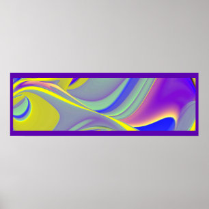 Die Magie des Sommers , Abstrakte 3D-Kunst Poster