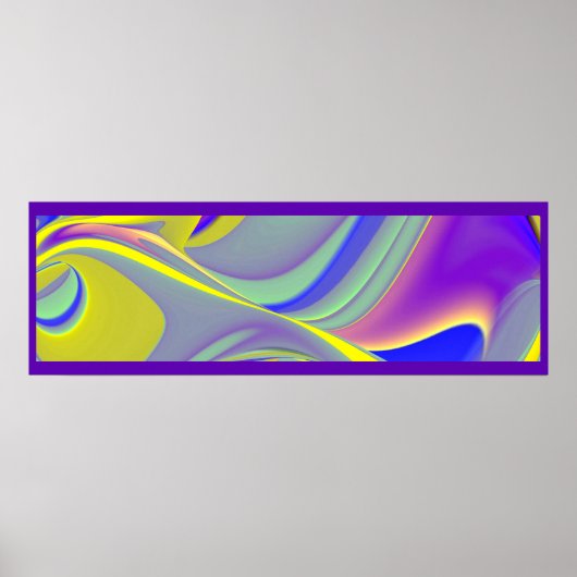 Die Magie des Sommers , Abstrakte 3D-Kunst Poster (Vorne)