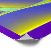 Die Magie des Sommers , Abstrakte 3D-Kunst Poster (Ecke)