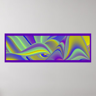 Die Magie des Sommers , Abstrakte 3D-Kunst Poster