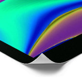 Die Magie des Sommers , Abstrakte 3D-Kunst Poster (Ecke)