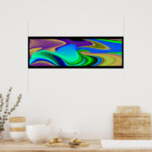 Die Magie des Sommers , Abstrakte 3D-Kunst Poster (Küche)