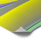 Die Magie des Sommers , Abstrakte 3D-Kunst Poster (Ecke)