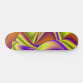 Die Magie des Sommers , Abstrakte 3D-Kunst Skateboard (Horizontal)