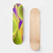 Die Magie des Sommers , Abstrakte 3D-Kunst Skateboard (Vorderseite)