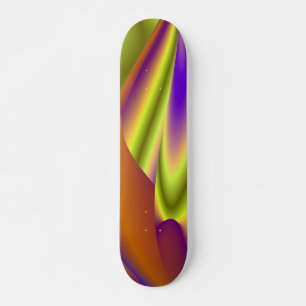 Die Magie des Sommers , Abstrakte 3D-Kunst Skateboard