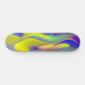 Die Magie des Sommers , Abstrakte 3D-Kunst Skateboard (Horizontal)