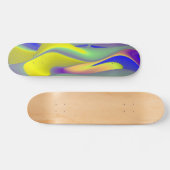 Die Magie des Sommers , Abstrakte 3D-Kunst Skateboard (Horizontal)