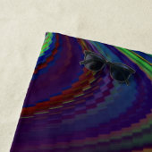 Die Magie des Sommers , Abstrakte 3D-Kunst Strandtuch (Beispiel)