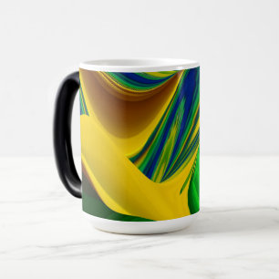 Die Magie des Sommers , Abstrakte 3D-Kunst Verwandlungstasse