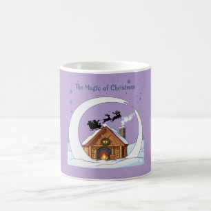 Die Magie des Weihnachtsfestes - Fantasievoller We Kaffeetasse