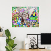 Die Magie des Wunderlandes Poster (Heimbüro)
