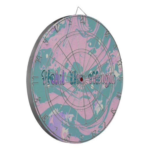 Die Magie halten Dartscheibe (Vorderseite Links)