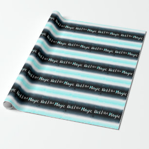 Die Magie halten Geschenkpapier