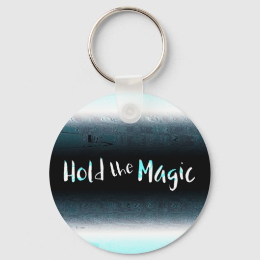 Die Magie halten Schlüsselanhänger (Vorderseite)