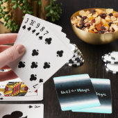 Die Magie halten Spielkarten (In Situ)