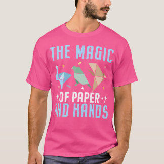 Die Magie von Papier und Handschrift Origami T-Shirt