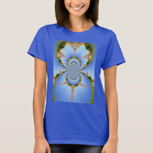 Die Magie von Paris: Geometrisches Eiffelturm-Desi T-Shirt